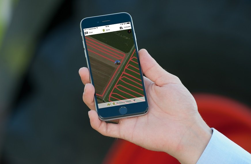 Мобильное приложение от Claas повышает эффективность процесса уборки урожая
