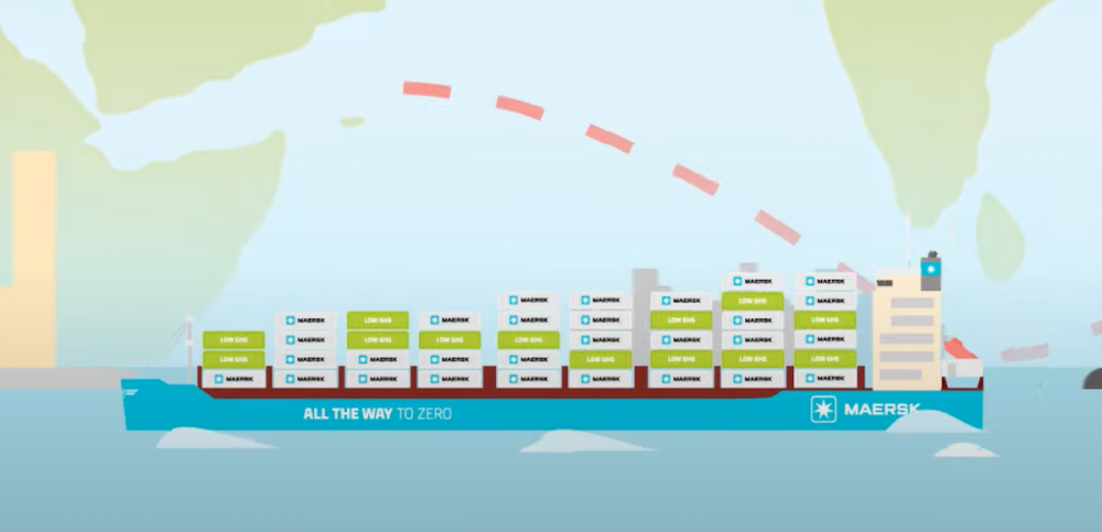 Maersk готовит к спуску на воду первый в мире контейнеровоз на «зеленом» метаноле