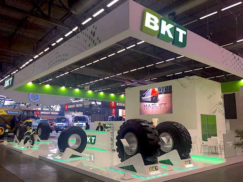 На выставке Intermat 2018 BKT представит широкий ассортимент шин