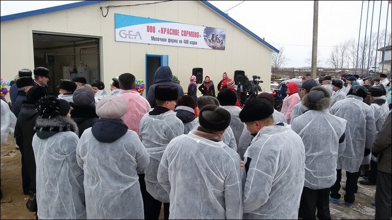 В Чувашии открылась молочно-товарная ферма ООО "Красное Сормово" на 400 коров