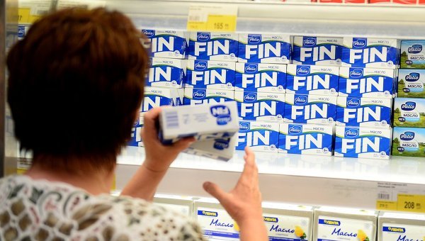 В Финляндии продаются продукты с этикетками на русском языке