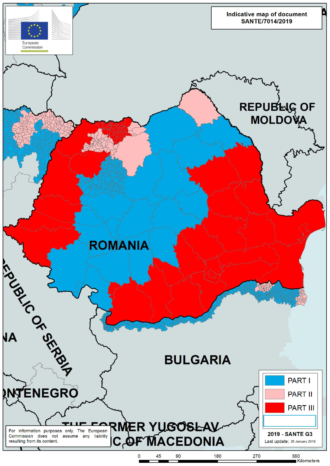 Вся территория Румынии признана зоной неблагополучия по африканской чуме свиней (АЧС)