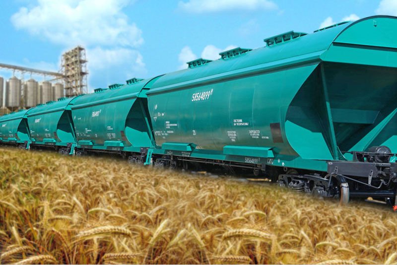 Перевозки зерна и удобрений железнодорожным транспортом в России растут