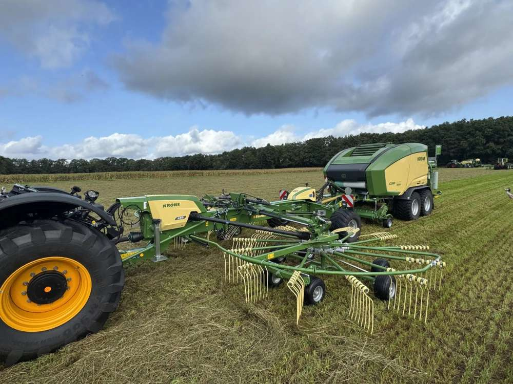 Krone представил новую комбинацию для валкования и прессования за один проход