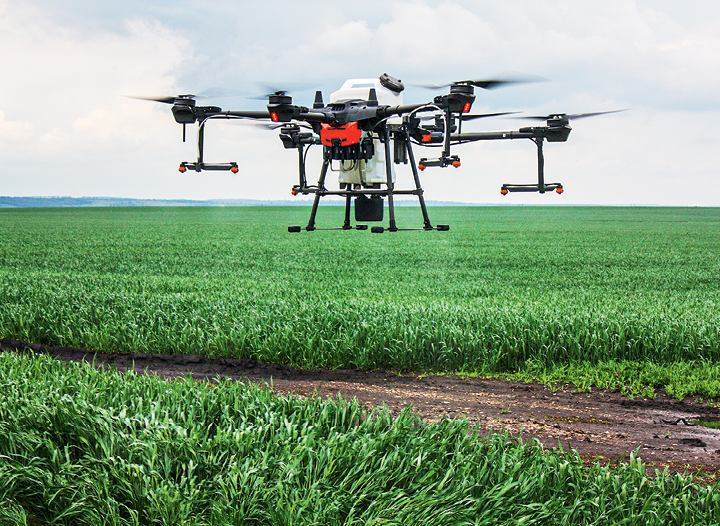 Обработка полей ячменя дронами — практический опыт в Курской области