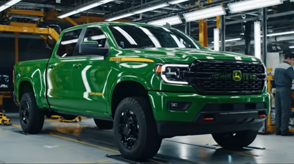 Фейковый пикап John Deere разъезжает по сети