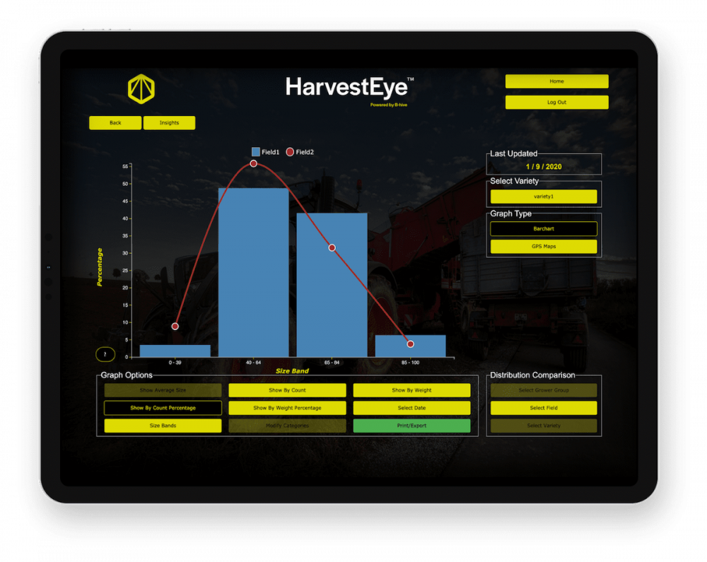 Система HarvestEye позволяет точно оценить урожай корнеплодов