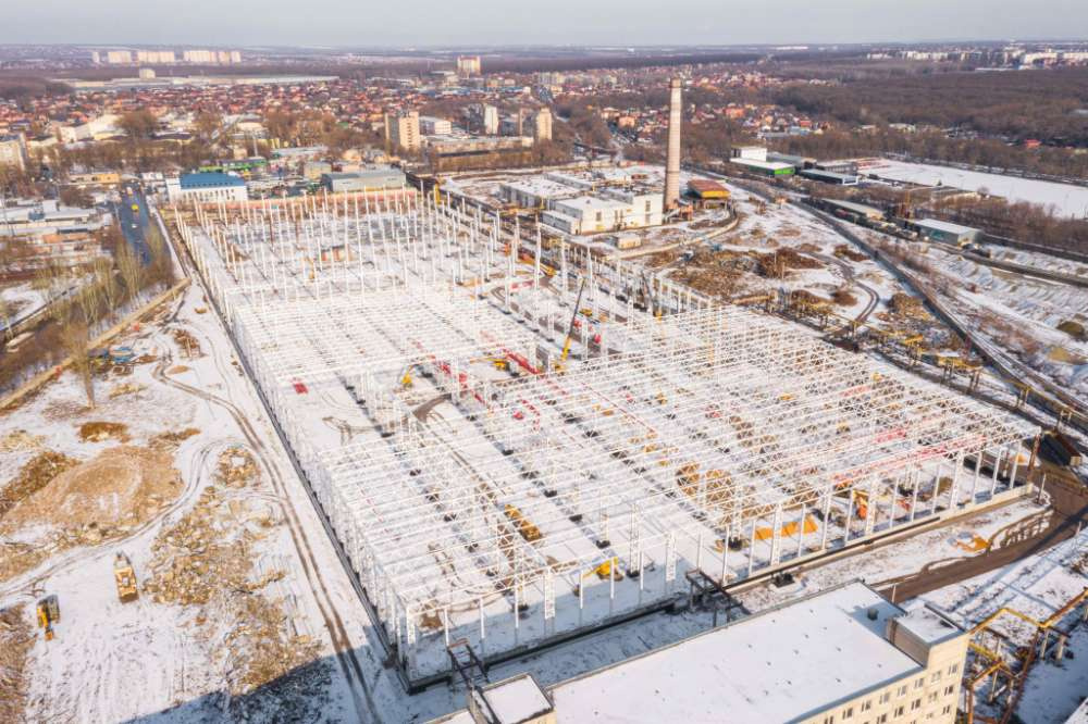 Строительство нового завода Ростсельмаш идет с опережением графика